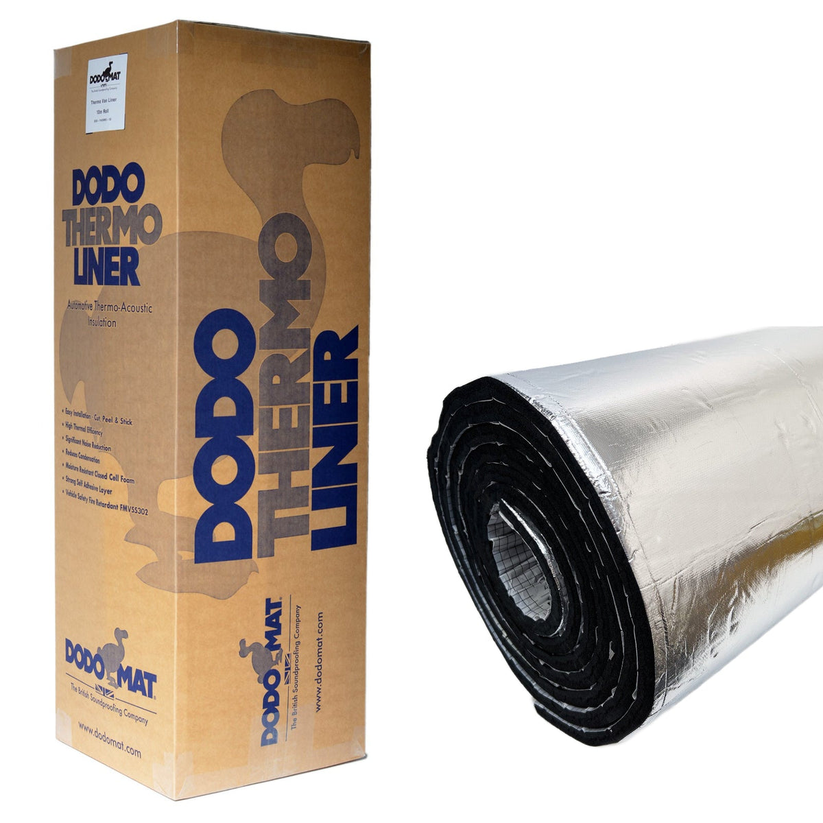 Dodo Thermo Liner Pro 15mm SE Foam Camper Van Insulation 5m Roll Sound Proofing