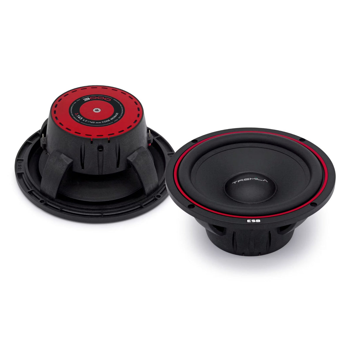ESB 3.6K2X 6.5 Inch 2 Way Component Speaker System with 1 Inch Tweeter Pair
