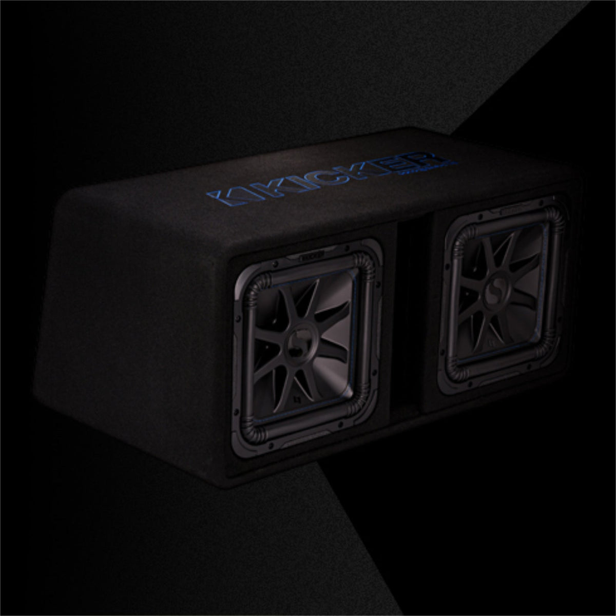 Kicker 44DL7S122 Dual 12 Inch L7S Subwoofer Solo Baric Loaded Enclosure 1500w