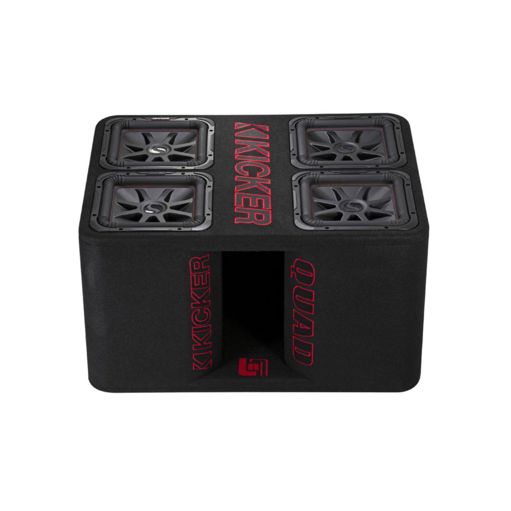 Kicker 47QL7R122 Quad 12 Inch L7R Ported Loaded Subwoofer Enclosure 2400w RMS