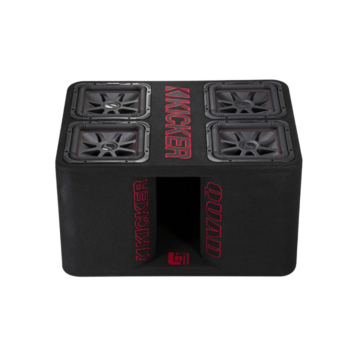 Kicker 47QL7R122 Quad 12 Inch L7R Ported Loaded Subwoofer Enclosure 2400w RMS