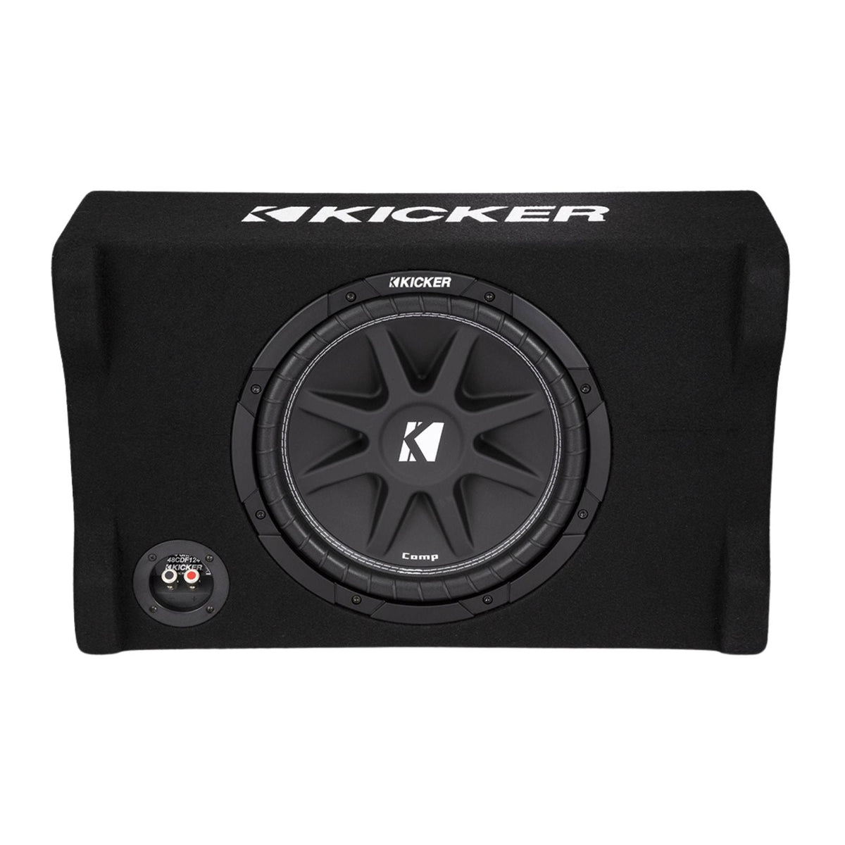 Kicker 48CDF124 12 Inch Sub Comp Down Firing Subwoofer Enclosure 150w RMS