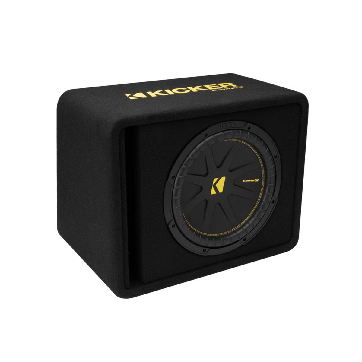 Kicker 50VCWC122 Sub 12 Inch CompC Ported Loaded Subwoofer Enclosure 300w 2ohm