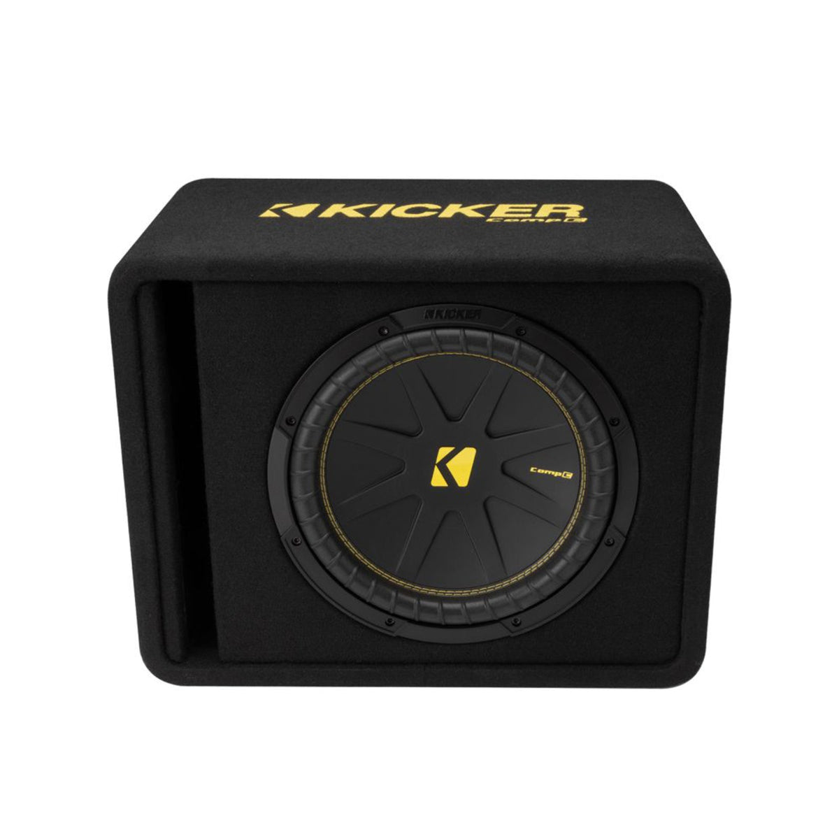 Kicker 50VCWC122 Sub 12 Inch CompC Ported Loaded Subwoofer Enclosure 300w 2ohm