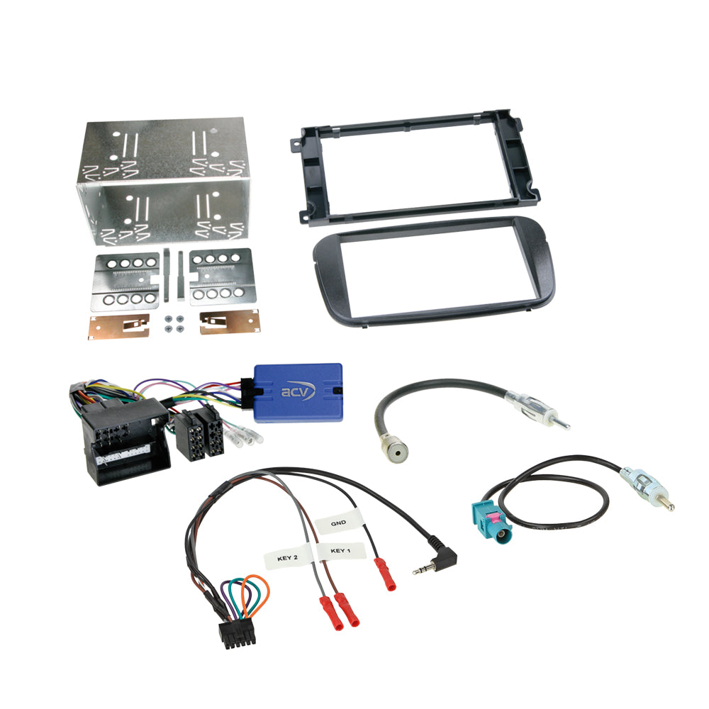 ACV 621114-19-1 Ford Focus, Galaxy, Mondeo, S-Max Double Din Car Stereo Fascia Fitting Kit