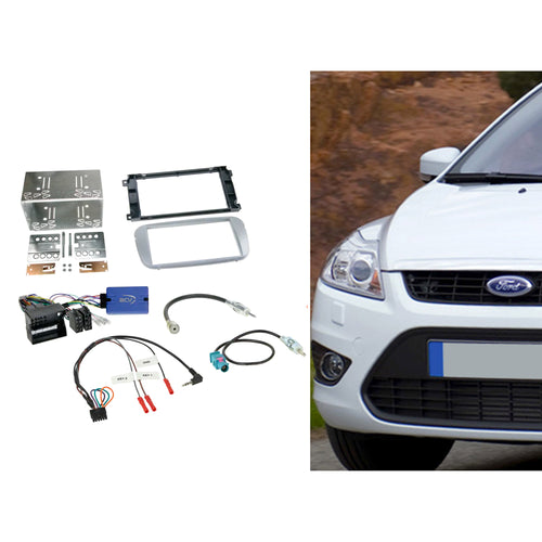 ACV 621114-19-2 Ford Complete Double Din Car Stereo Fascia, Steering, Aerial Fitting Kit