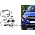 ACV 621114-29-1 Ford Ecosport 2013-2021 Silver Double Din Stereo Fascia Fitting Kit
