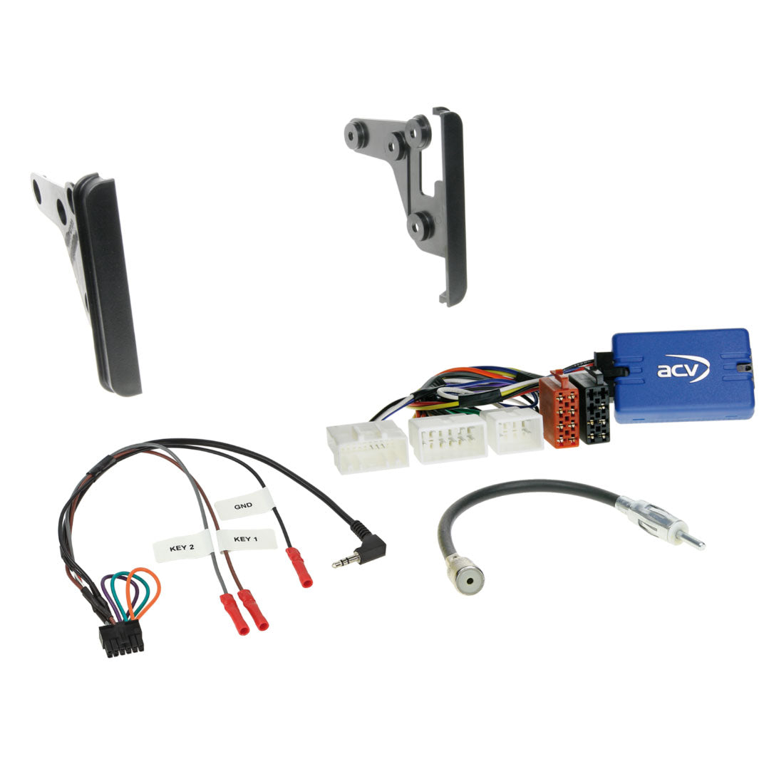 ACV 621300-10-1 Toyota Double Din Car Stereo Fascia, Steering Control Fitting Kit