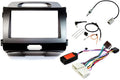 Kia Sportage (2010-2015) Car Stereo Upgrade Fitting Kit (DARK GREY)