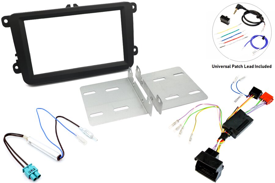VW Double Din Stereo Upgrade Fitting Kit For Highline & Amplified