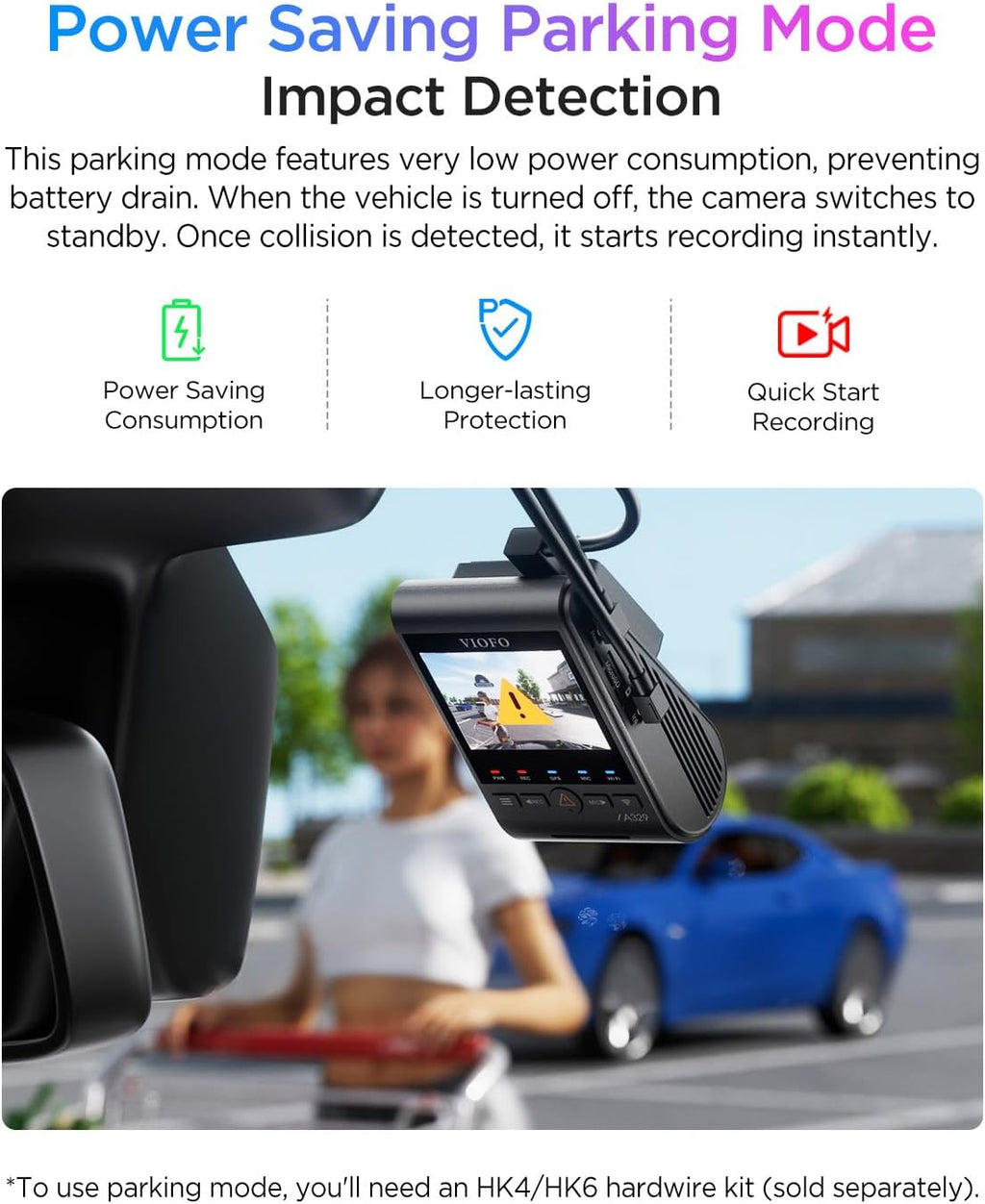 Viofo A329T 3CH Dash Cam 4K Front 2K Rear 2K Telephoto Starvis 2 GPS WIFI Camera