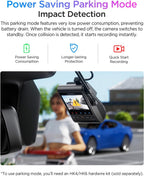 Viofo A329T 3CH Dash Cam 4K Front 2K Rear 2K Telephoto Starvis 2 GPS WIFI Camera