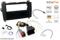 Mercedes (Audio 10/15/20) Single DIN Car Stereo Upgrade Fitting Kit with SWC (Quadlock)