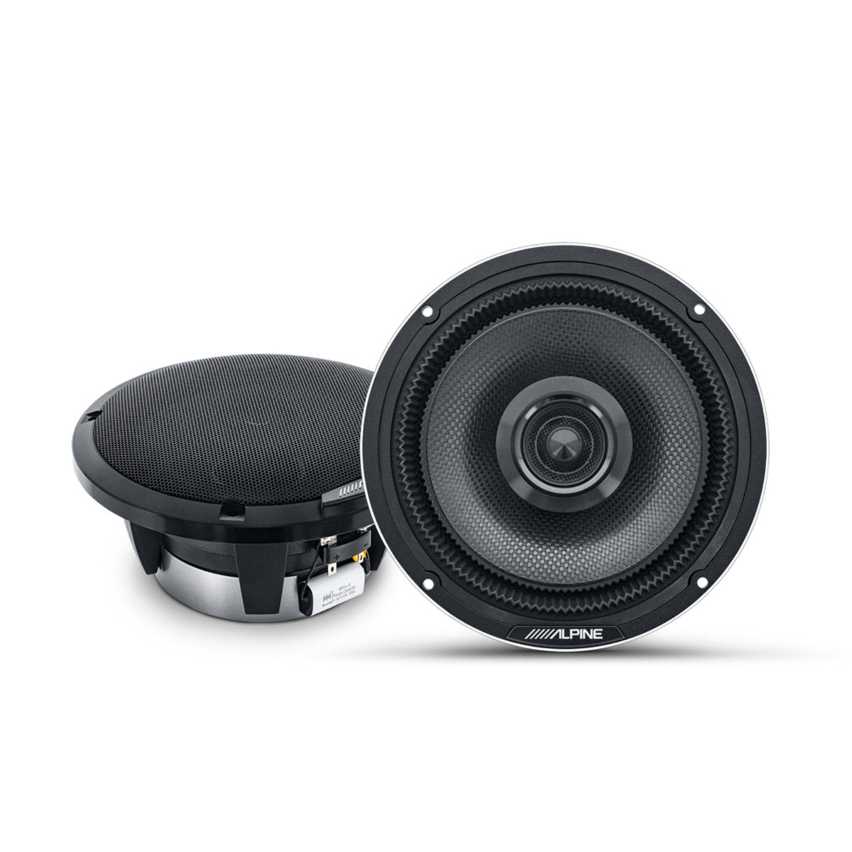 Alpine HDZ-65 Status Speakers Hi-Res 6.5 Inch 16.5cm 2 Way Coaxial 100w RMS