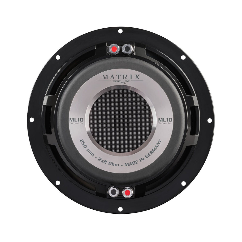 Brax Matrix ML10 SUB 10 Inch 25cm Subwoofer 600w RMS 2 Ohms Dual Voice Coil