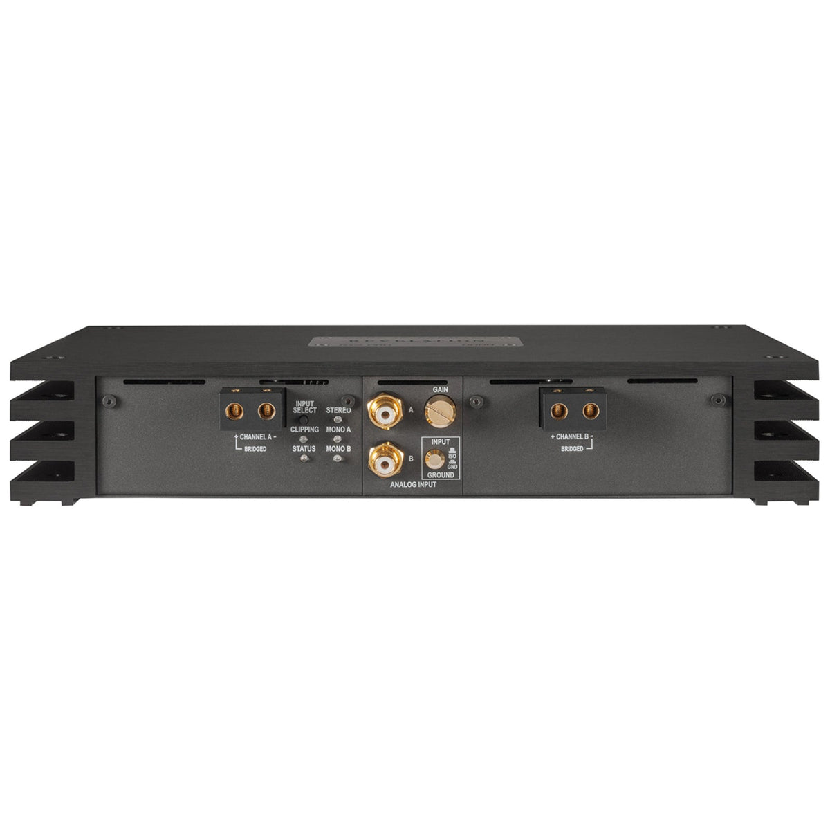 Brax Revelation RX2 PRO Amp High-End 2 Channel Analog Input Amplifier Black