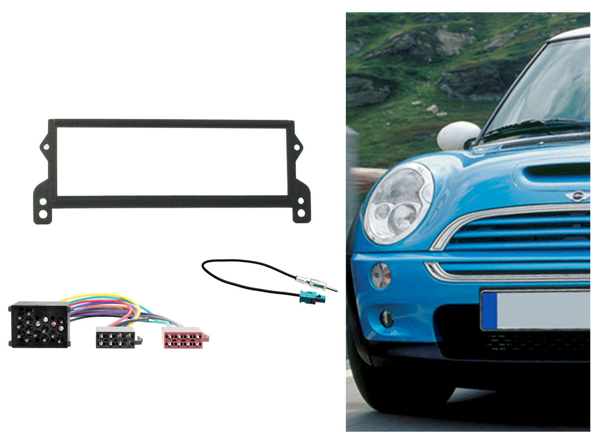 Connects2 CTKBM02-ISO BMW Mini 2001-2003 Single Din Car Stereo Fascia Fitting Kit
