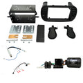 Fiat 500, 500C, (2008 - 2015) Matt Black Double Din Car Stereo Fitting Kit
