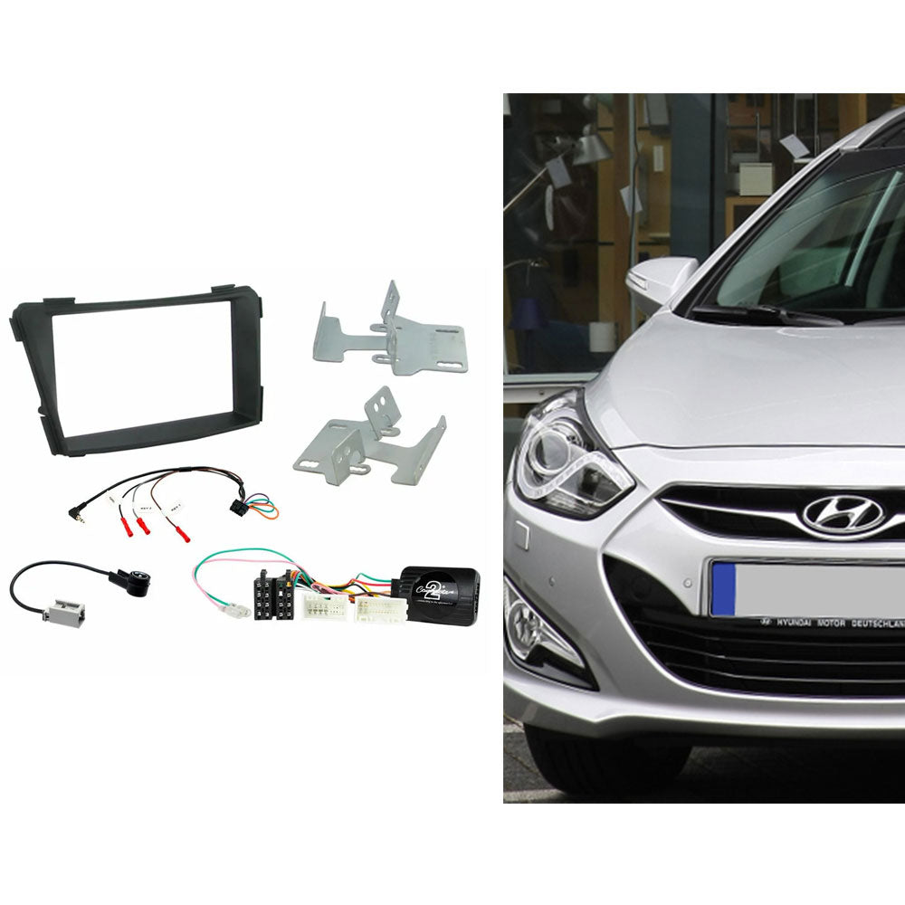 Connects2 CTKHY05 Hyundai i40 (2011-2019) Double Din Car Stereo Fascia Fitting Kit