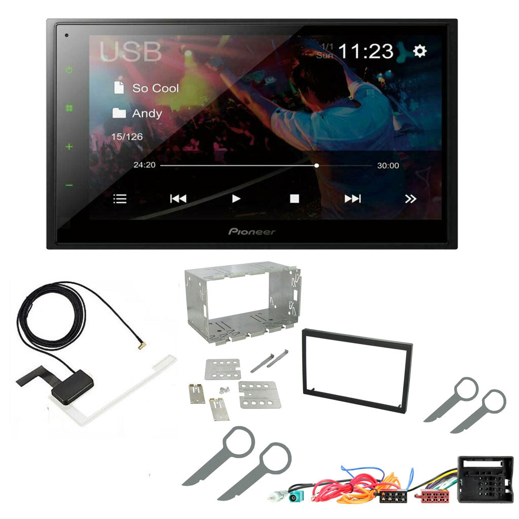 VW Polo 9N3 2005-2009 Pioneer 6.8" Screen Bluetooth WebLink USB DAB Radio Upgrade Kit