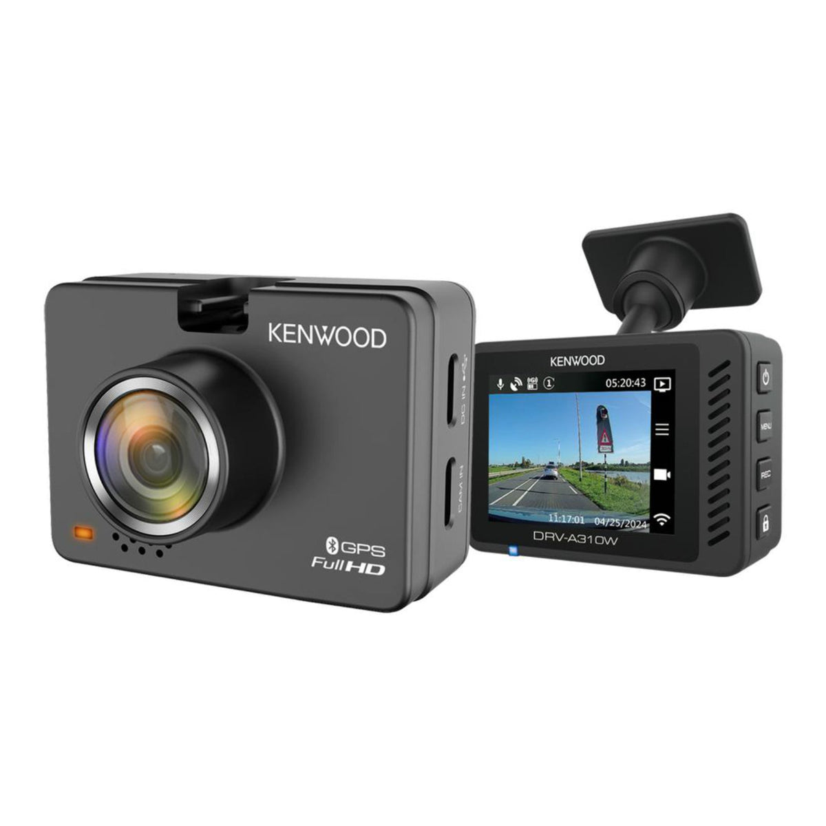 Kenwood DRV-A310W Dash Cam 1080p Full HD Camera GPS 2 Inch Screen 32GB Card