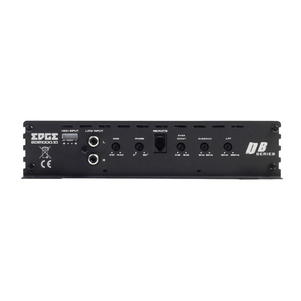 Edge DB Series EDB1000.1D-E4 Amp Class D 1 Channel Monoblock Amplifier 1000w RMS
