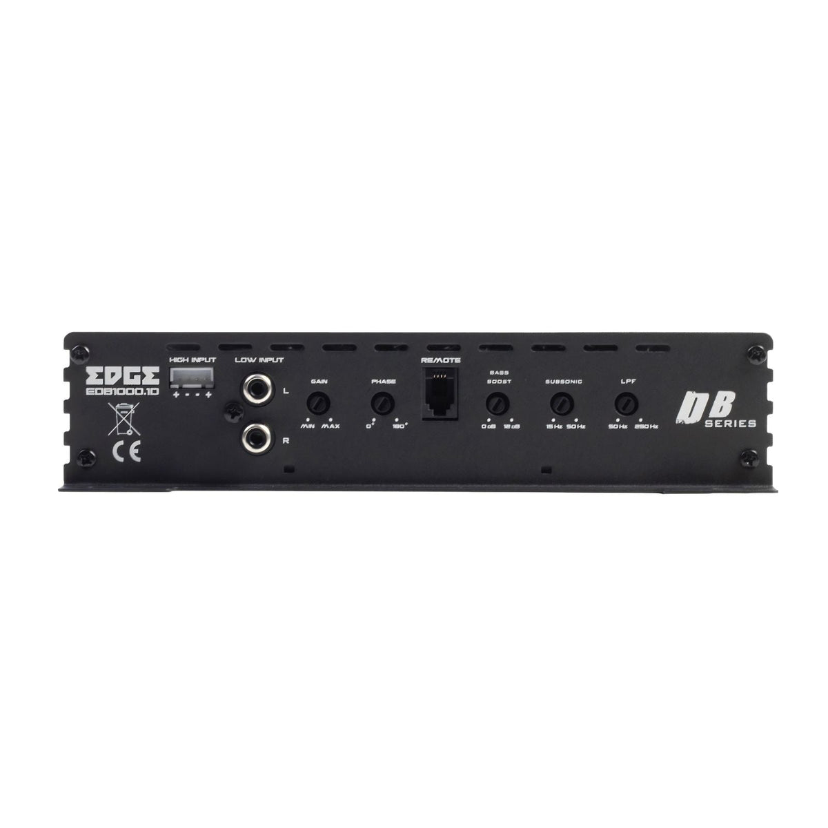 Edge DB Series EDB1000.1D-E4 Amp Class D 1 Channel Monoblock Amplifier 1000w RMS