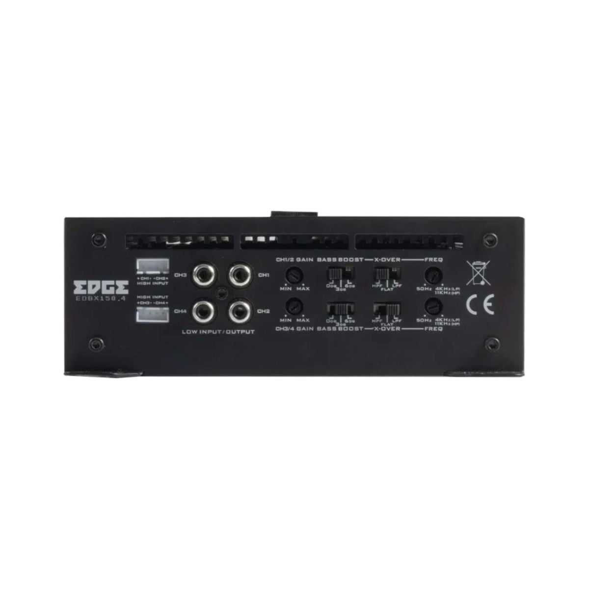 Edge DBX Series EDBX150.4-E1 Amp Class AB 4 Channel Amplifier 600w RMS