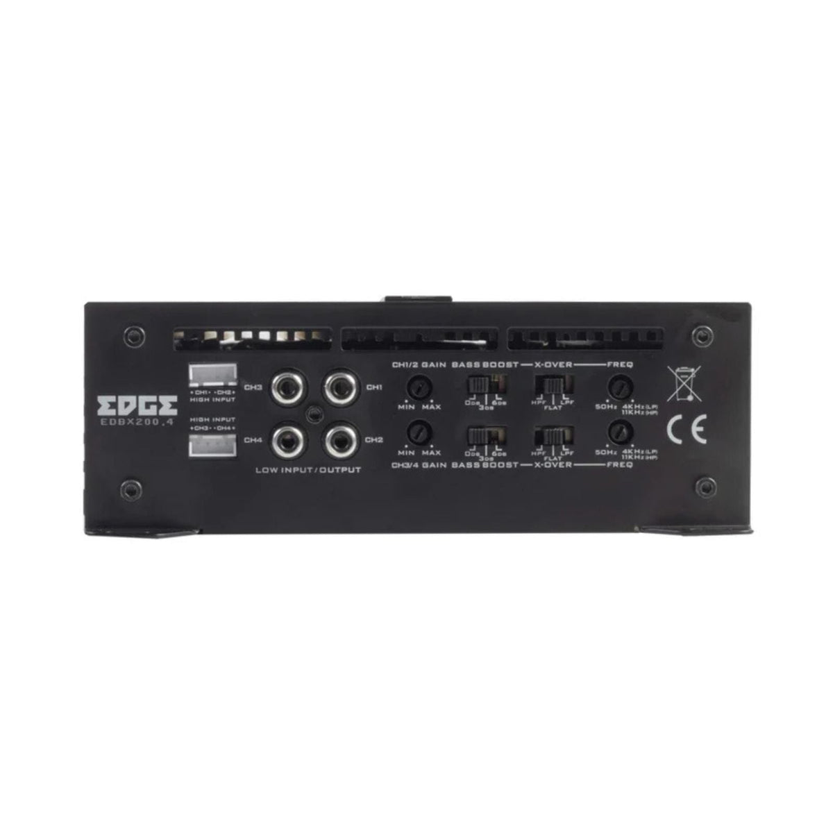 Edge DBX Series EDBX200.4-E1 Amp Class AB 4 Channel Amplifier 800w RMS