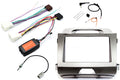 Kia Sportage (2010-2015) Double Din Car Stereo Upgrade Fitting Kit (SILVER) with Navigation