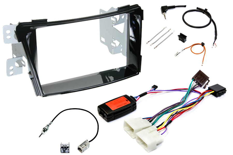 Hyundai i40 (2011-2016) Double Din Car Stereo Fitting Kit Gloss Black