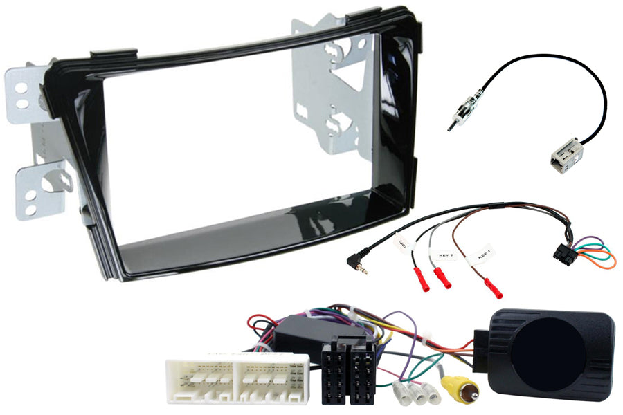 Hyundai i40 (2015-2020) Double Din Car Stereo Upgrade Fitting Kit Gloss Black