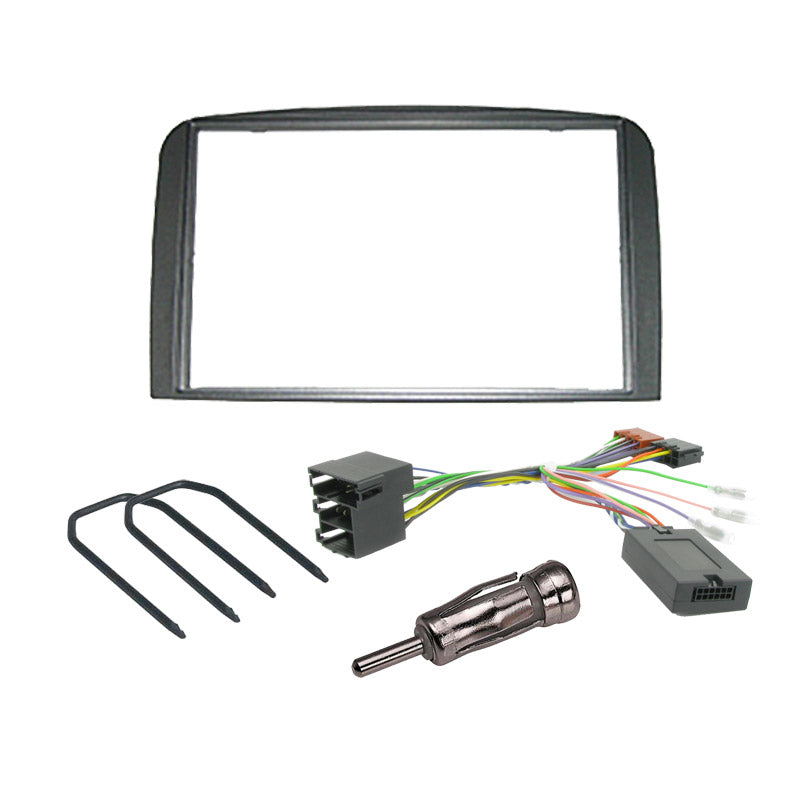 Alfa Romeo 147, GT Anthracite Double Din Stereo Fascia Fitting Kit