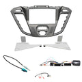 Ford Transit Custom Euro 6 2012 - 2018 Phoenix Silver With Colour Top Display Double Din Fitting Kit