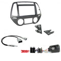 Hyundai i20 2012-2020 (Automatic A/C) Double Din Car Stereo Fitting Kit, Fascia, Steering Control