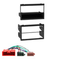 Mazda MX-5 CD Car Stereo Fitting Kit Matt Black Fascia Panel / Wiring Loom