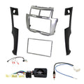 Toyota Yaris 2007-2011 Double Din Car CD Stereo Silver Fascia Fitting Kit