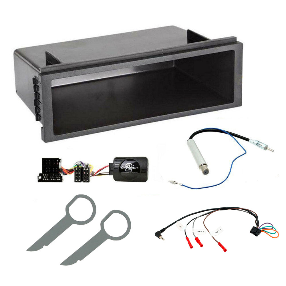 VW Golf Mk IV (1999-2003) Car CD Stereo Fitting Kit Single Din Fascia, Steering Stalk Adaptor