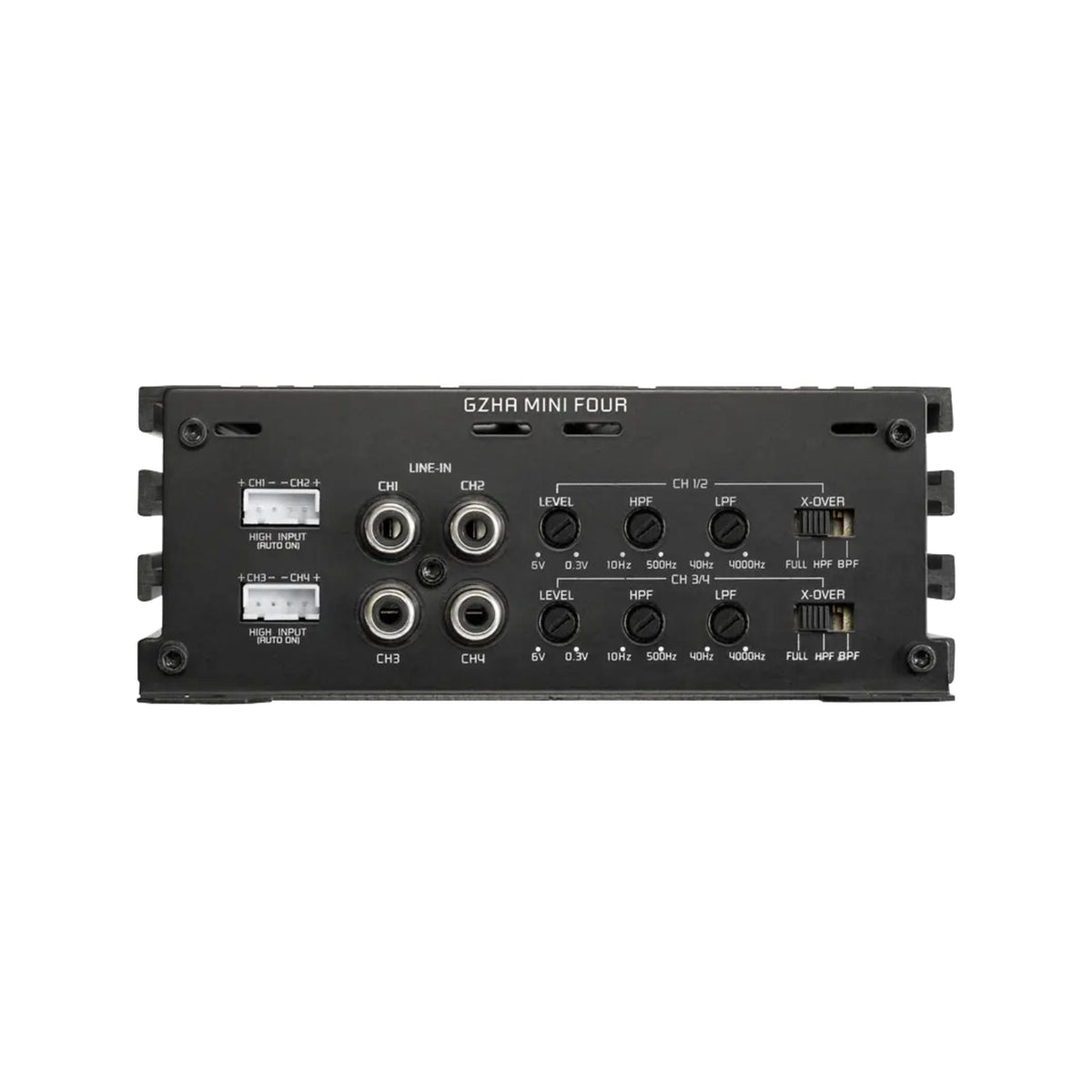 Ground Zero Hydrogen GZHA Mini Four 4 Channel Class D Compact Amplifer 320w RMS