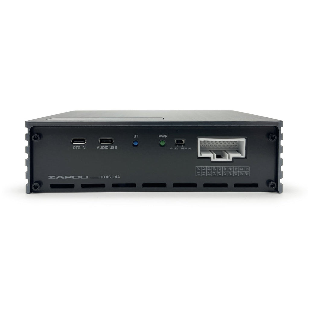 Zapco HB 46II 4A DSP Amp 6 Channel DSP 4 Channel Class A/B Power Amplifier