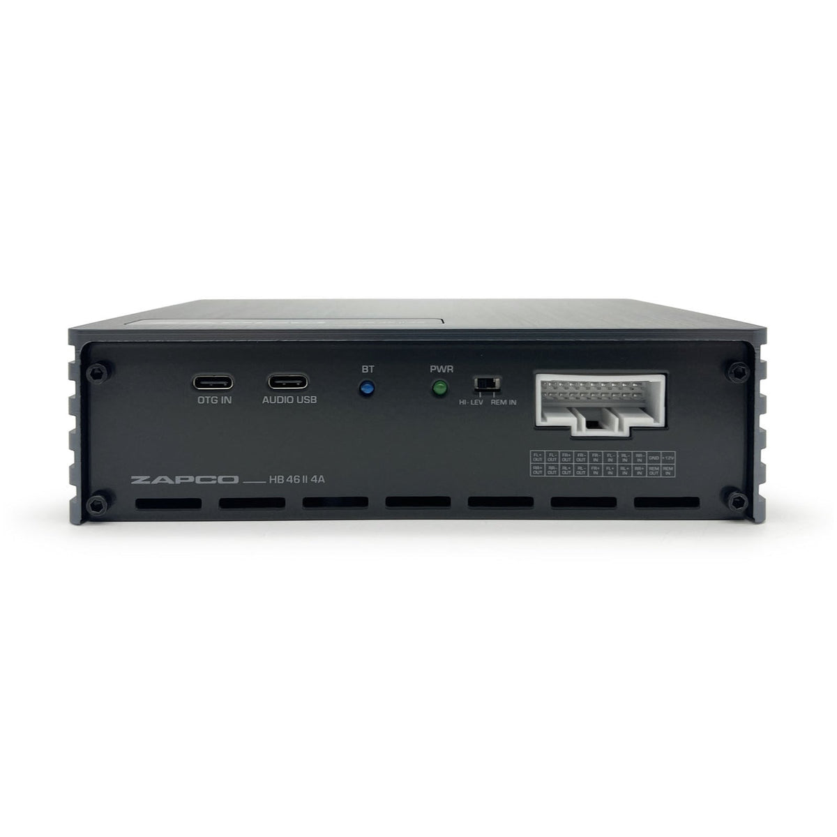 Zapco HB 46II 4A DSP Amp 6 Channel DSP 4 Channel Class A/B Power Amplifier