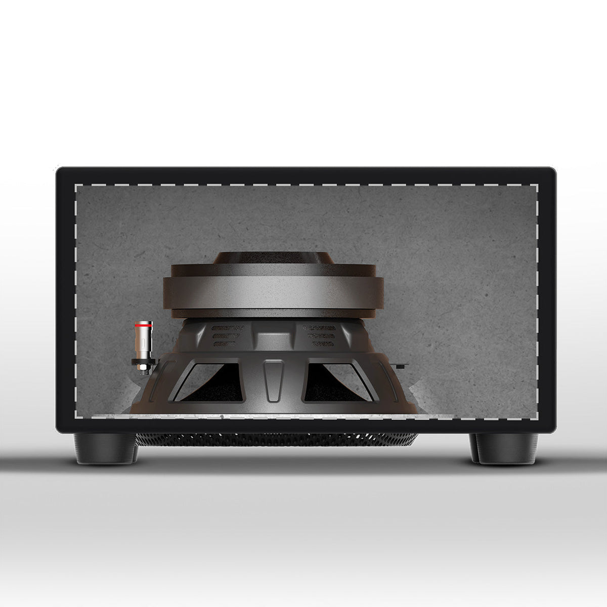 Helix IK E8.1-DVC2 Sub 8 Inch Downfire Compact Subwoofer Enclosure 300w RMS
