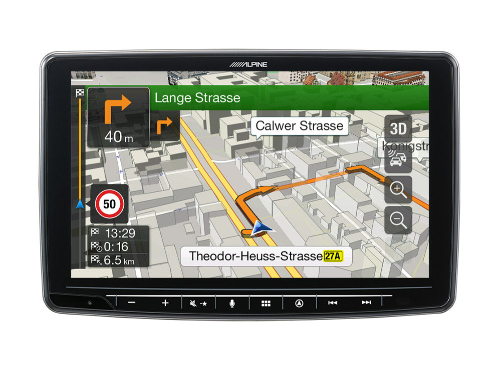 9-Inch Navigation System, featuring DAB+ digital radio, Apple CarPlay and Android Auto compatibility for Volkswagen T6.1 from 11.2019 till 2022