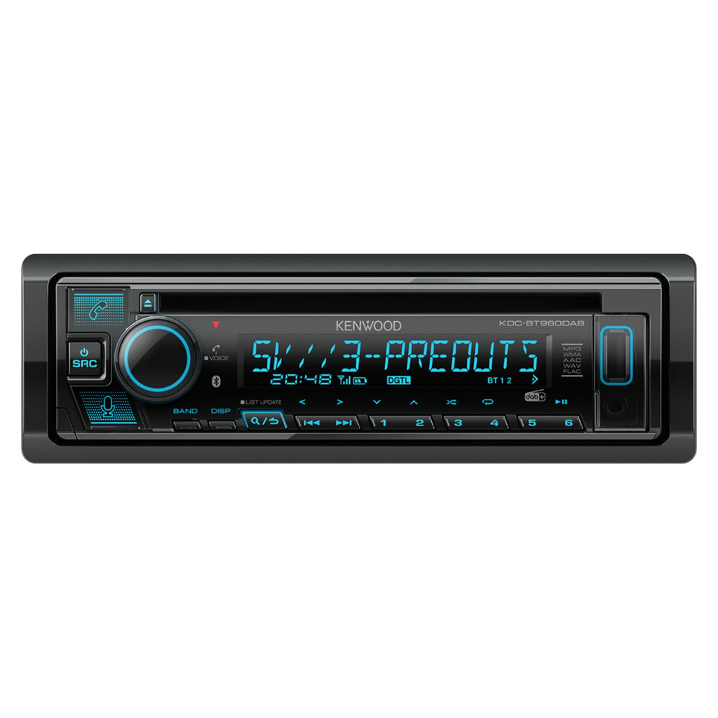Kenwood KDC-BT960DAB CD USB Bluetooth Car Stereo DAB Radio Aerial Included