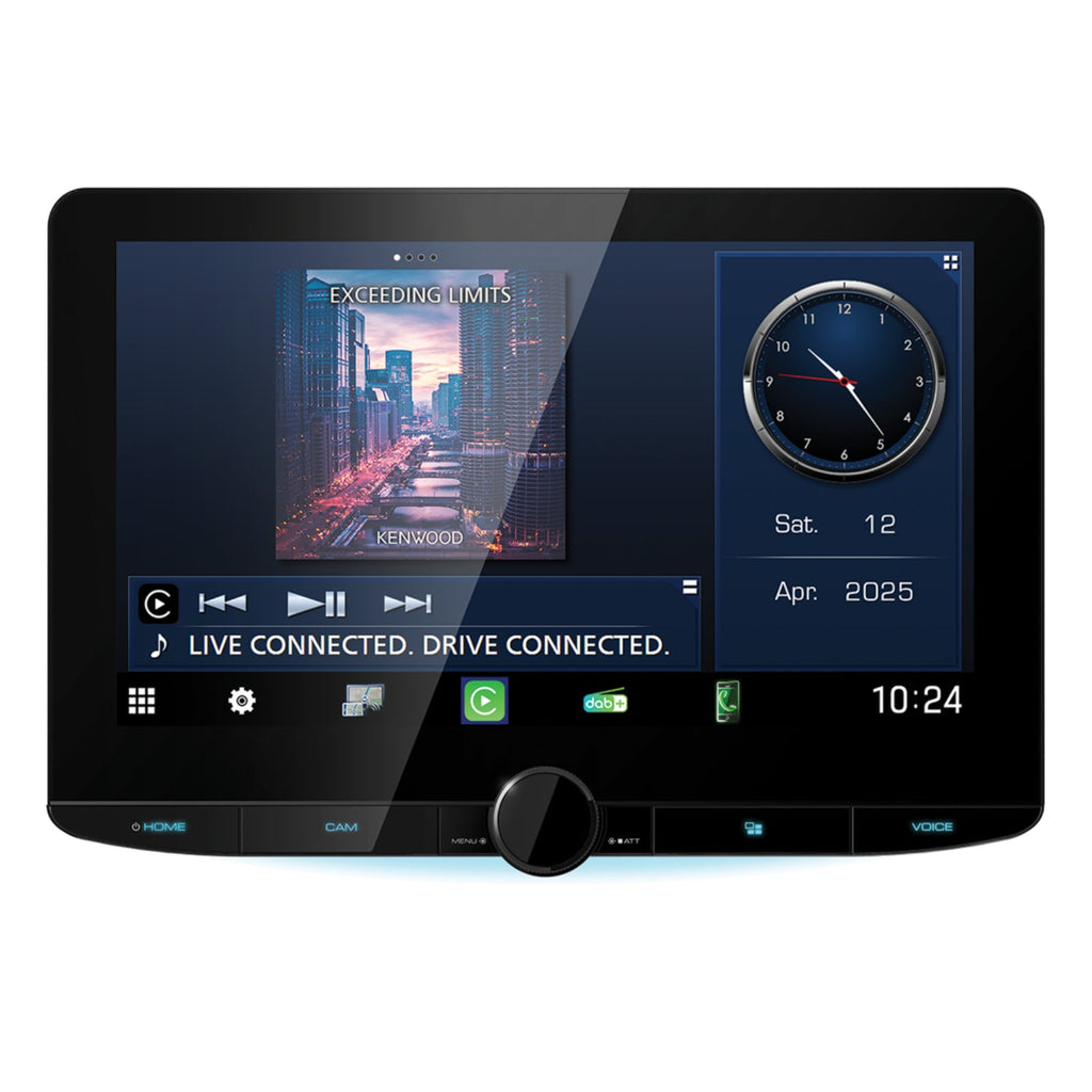 Kenwood DMX9724XDS Wireless Apple CarPlay Android Auto DAB Bluetooth Car Stereo