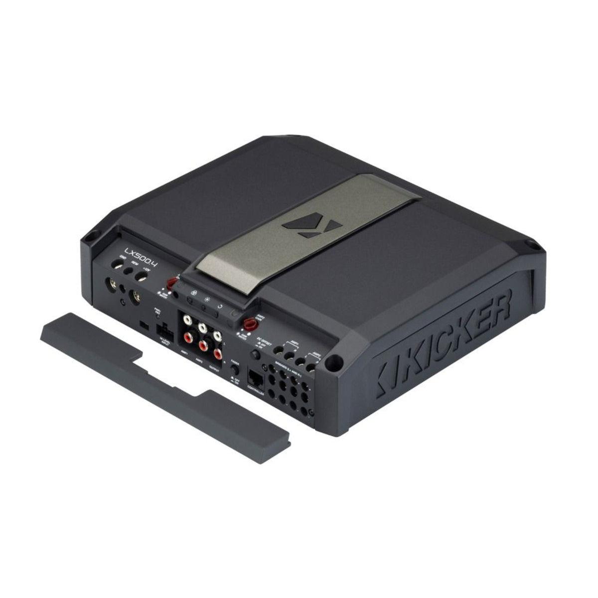 Kicker LX500.4 Amp 4 Channel Car Amplifier with DSP Features & LX Controller