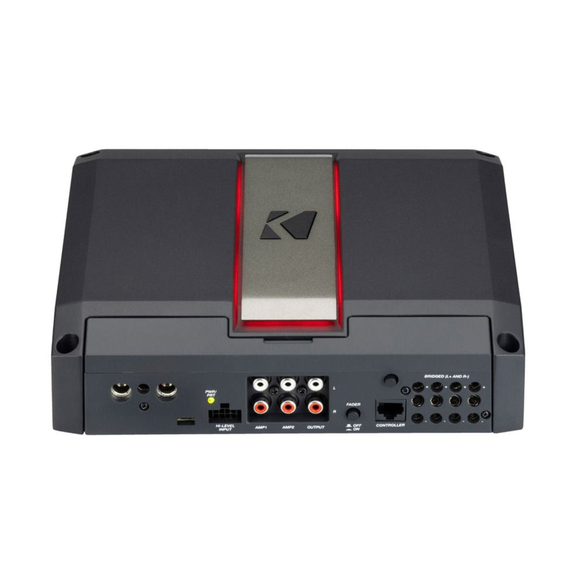 Kicker LX500.4 Amp 4 Channel Car Amplifier with DSP Features & LX Controller