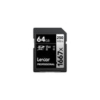 Lexar 64GB Professional 1667x SDXC UHS-II Card Silver Series Class 10 U3 V60