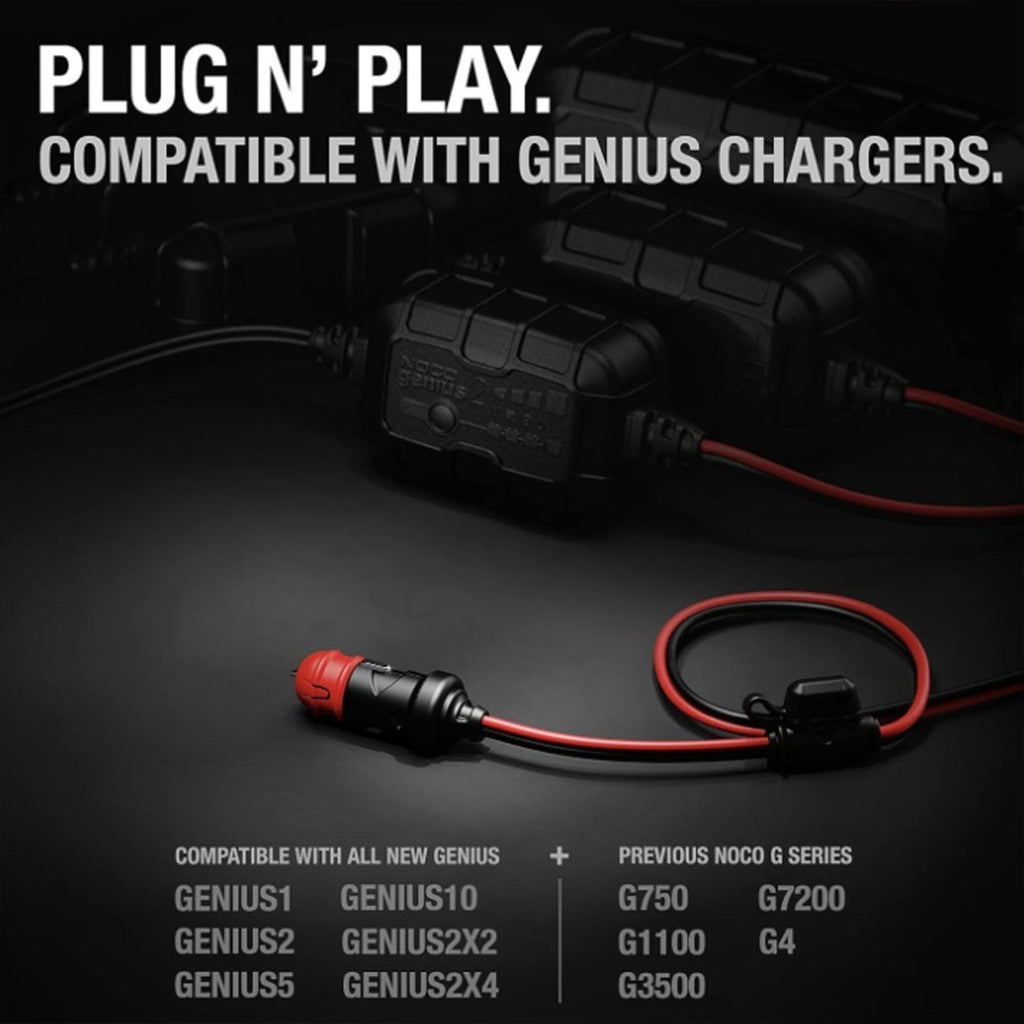NOCO GC003 X-Connect 12V Male Plug for Genius 1 2 5 10 2X2 2X4 & G Series