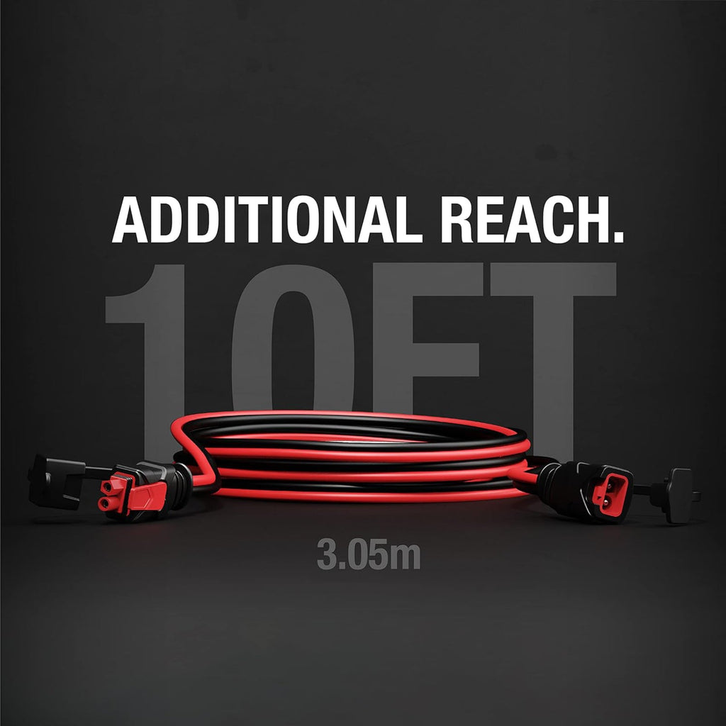 NOCO GC004 X-Connect 10ft Extension Cable for Genius 1 2 5 10 2X2 2X4 & G Series